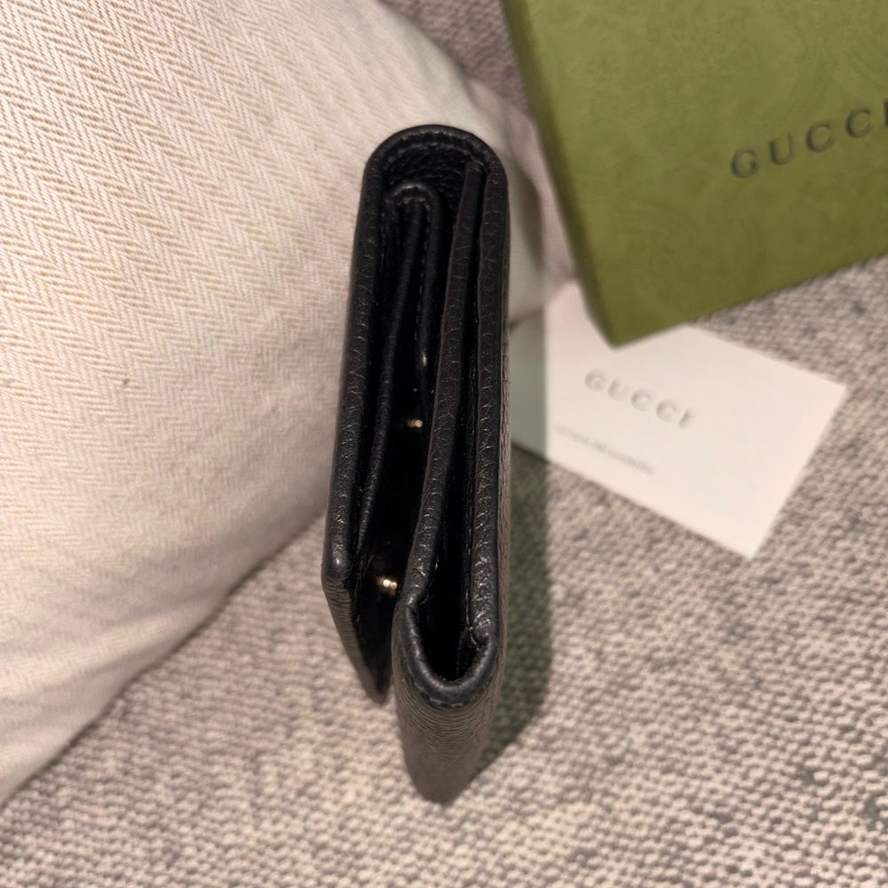 Gucci Black Leather Card Holder - Picture 6 of 11